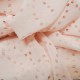 Tissu au mètre voile Polyester pastille rose pâle en 150cm n°711