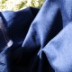 Velours ras bleu saphir au mètre en 152cm n°797
