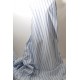 Au mètre Jacquard rayé bleu Haute Couture en 150cm n°904