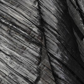 Tissu plissé gris argenté en 130cm n°227