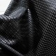 au mètre Maille 3D Polyester Petits carreaux Noir n°952 en 155cm
