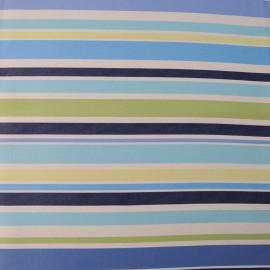 Coupon BAYADERE bleu vert Toile Polyester 1m20 en 150cm