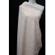 Au mètre , superbe Jacquard Coton rose et blanc en 150cm n°10201