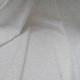 Au mètre jersey coton fond blanc, effet chiné bleu en 160cm n°10410
