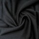 Au mètre Crêpe polyester noir strié en 130cm n°10531