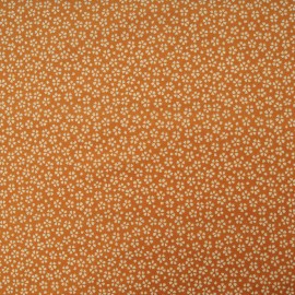 Tissu Coton cretonne imprimé floral safran en 150cm