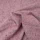 Au mètre sweat bouclette chiné rose gris en 120cm n°10644