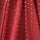 voile polyester plumetis couleur rouge brique en 150cm n°10806