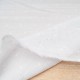 Tissu voile coton plumetis blancs rayé lurex argent en 150cm n°10822