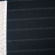 Au mètre drap de laine noir lourd rayure craie en 155cm n°10851