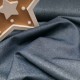 Au mètre Chambray coton polyester jean bleu foncé et lurex en 145cm n°10911