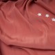 Superbe tissu satin polyester soyeux Haute couture, couleur bois de rose en 145cm n°10933