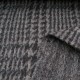 lainage, polyester et Laine gris foncé taupe, type laine bouillie 2m25 en 115cm