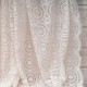 Dentelle blanche stretch festonnée polyester lycra en 140cm n°10992