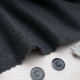 Caban drap de laine GRIS polyester et Laine en 150cm n°11091