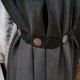 Caban drap de laine GRIS polyester et Laine en 150cm n°11091