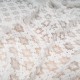 Au mètre dentelle stretch Polyester polyamide blanche losange brillant n°11100