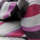 Coupon BAYADERE violet Toile Polyester 1m40 en 150cm