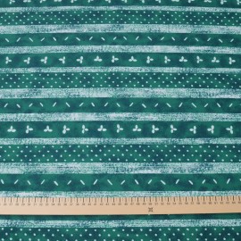 Tissu au mètre Jersey Lycra Polyester vert en 145cm n° 700